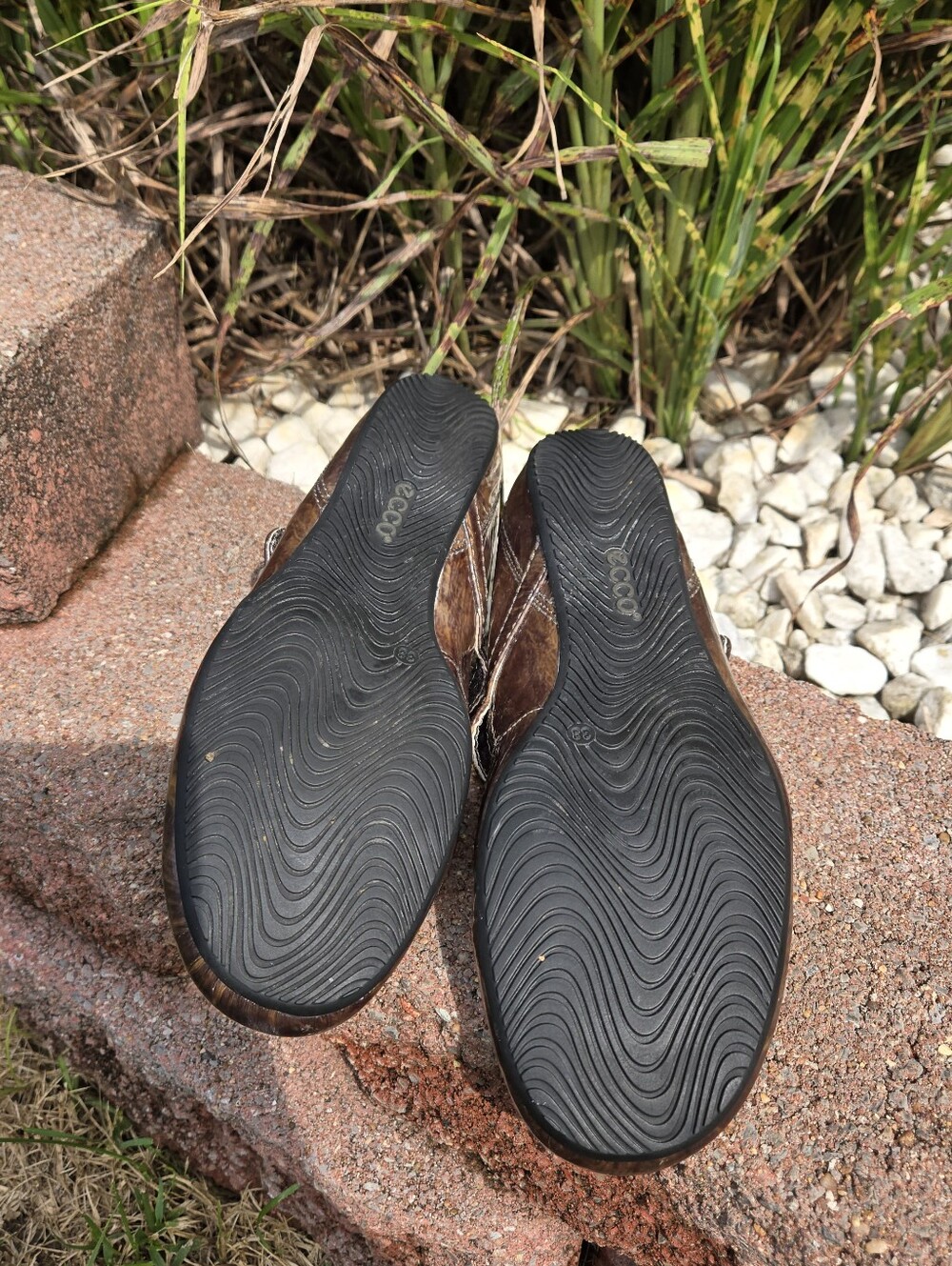 ECCO Women's Shoes Brown 'Bouillon' Mary Jane Flats EU Size 38 (7-7.5us) - Picture 4 of 8